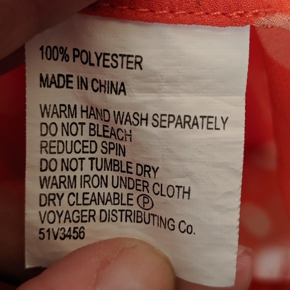 HI THERE Orange Blouse By karen walker Sz8 - Picture 6 of 7